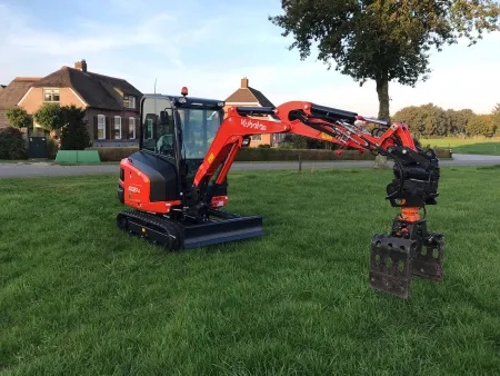 Nieuwe Kubota KX 027-4 voor Bieleman Dienstverlening uit Deventer