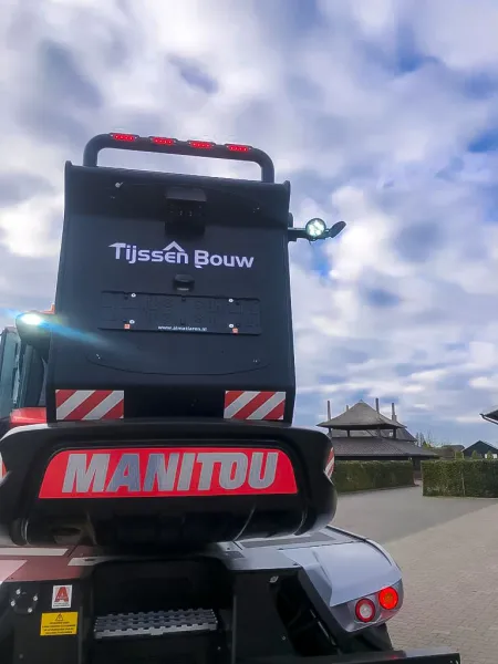 Nieuwe Manitou MRT Vision + voor Tijssen Bouw - Kesteren